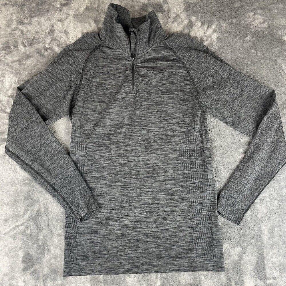 Alphalete Zenith Quarter Zip Pullover in Mineral Size Small